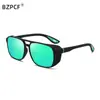 Gafas de Ciclismo Transfronterizas, Gafas de Sol Polarizadas para Conducir, Gafas de Sol para Conducir con Corte Lateral de Doble Puente, Gafas de Sol Deportivas para Exteriores para Hombres y Mujeres