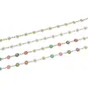 Girasol de Acero Inoxidable Flor de Ocho Pétalos Doble Cara Goteo de Aceite Cadena de Crisantemo Accesorios para Joyería de Collar Pendiente DIY Transfronterizos