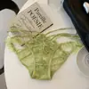 Garota Charmosa~Calcinhas de Renda Sexy para Mulheres, Cintura Baixa Puro Desejo Tiras Finas com Sino Recorte Tentação Tanga para Meninas
