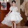 Vestido Europeo y Americano Transfronterizo para Niñas 2024 Nuevo Lentejuelas Pasarela Traje de Piano Rendimiento Vestido de Princesa Infantil de Cola Alta Gama