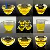 Tazón pequeño de Vidrio de Cristal para Té juego de té de flor de cristal de cristal sin plomo tazón de taza de té pequeña de una sola capa