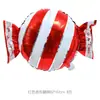Globos de Papel de Aluminio con Forma de Caramelo Transfronterizos, Decoraciones para Fiestas de Cumpleaños Infantiles, Globos Fotográficos de Caramelo con Rayas y Puntos