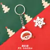Llavero Acrílico Original Nuevo de Reno Navideño Colgante Decoración para Bolsa de Navidad Llavero Pequeño de Regalo