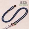 Collar de cuerda tejida a mano de 3 mm de grosor, cuentas de desgaste horizontales DIY, cordón colgante de moda ajustable especial para hombres y mujeres, venta al por mayor