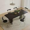 Mesa de comedor mágica colgante de estilo minimalista italiano y combinación de sillas, mesa de comedor rectangular moderna minimalista para hogar, apartamento pequeño, sala de estar