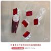 Âncora Acabamento Vermelho Broca Super Flash Vaca Vermelha Diamante Bola Nail Art Ornamento de Diamante Ano Novo Ornamento de Unha de Cristal Vermelho
