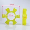 T95 tendón de res almohadilla hexagonal bomba de agua par rueda tendón de res elastómero flor de ciruelo rueda hexagonal 105 poliuretano bloque hexagonal punto