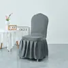 Funda Gruesa Nueva para Silla de Hotel Silla de Comedor para el Hogar Silla Curva Funda para Asiento Funda Universal para Taburete