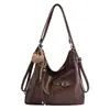 Bolsa Tote Grande Capacidade Retrô Transfronteiriça para Comute Feminina 2026 Nova Mochila Feminina Casual para Compras Diárias Trabalho