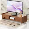 Soporte para monitor de computadora, estante para pantalla, base para monitor de computadora de escritorio, organizador de escritorio de oficina