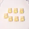 Accesorios Pequeños de Resina Estilo Caricatura Japonesa Decoraciones para Uñas DIY Conejo Lindo 3D Pegamento de Crema Accesorios Decorativos para Uñas Portátiles