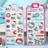 Funda para Teléfono Sanrio con Pegatinas Suaves y Lindas de Dibujos Animados, Pegatinas Decorativas de Resina para Bricolaje