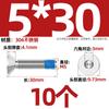 Aço inoxidável 304 cabeça escareada sextavada dispensador copo chato parafusos anti-soltos revestidos com cola azul rosca M1.6-M16