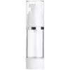 Frasco de loção a vácuo, frasco spray de amostra portátil para viagem tipo pump, frasco dispensador para cosméticos e cuidados com a pele