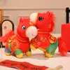Boneca Mascote Cavalo de Pelúcia Brinquedo de Pelúcia Boneca Cavalo do Zodíaco Vermelho Presente para Evento de Ano Novo da Empresa Logotipo Personalizado