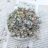 Pulseira Anel Colorido de Diamante Transfronteiriço com Suporte de Flor de Diamante Pulseira de Joias DIY Feita à Mão Espaçador de Contas com Contas de Roda de Diamante