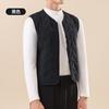 Colete de Lã Masculino Outono e Inverno, Roupa Externa Grossa Forrada com Fleece Feminina, Colete à Prova de Vento e Quente, Colete Puffer Masculino, Moda para Casais
