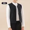 Colete de Lã Masculino Outono e Inverno Yu Zhaolin Colete Externo Espesso com Pelúcia Feminino Colete Térmico à Prova de Vento Colete Pão Masculino