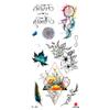 Pegatinas de tatuaje impermeables para corsage mariposa zorro fabricantes en stock venta al por mayor pegatinas de tatuaje para cubrir cicatrices