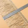 Nuevo 15cm Lentejuelas Borla Encaje Escenario Danza Latina Perla Raib Borla Ropa Cortina Joyería Colgante Flor de Borla