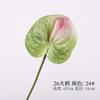 Mão-sentimento de fogo guindaste flor artificial ramo único 3D palma vermelha palma branca palma verde palma rosa casamento Decoração de casa Engenharia de flores falsas