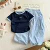 [Coleção de Ternos para Meninas] Linlin Mamãe Roupa Infantil Coreana Terno Estilo Verão para Meninas Atacado Dropshipping