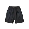Shorts de Trabajo Rectos de Color Bloqueo de Color de Estilo Japonés de la Marca de Tendencia Rumei para Hombre, Shorts Deportivos de Verano Finos de Secado Rápido y Transpirables