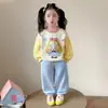 Conjunto de Sudadera para Niña Primavera y Otoño 2026 Nuevo Moderno Conjunto de Otoño para Niños Ropa Elegante para Bebés Niñas Conjunto Casual de Dos Piezas