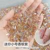 Joyas de diamantes para decoración de uñas mixtas, tamaño pequeño, plano, con forma especial, diamante rojo parpadeante, pequeño libro rojo, paquete de material popular para decoración de uñas