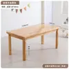 Mesa y sillas de madera maciza para jardín de infantes clase de cuidado infantil clase pequeña mesa baja silla con reposabrazos mesa y sillas de roble para bebé muebles de madera