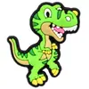 Série Pequeno Dinossauro Desenho Animado Tamanho Pequeno Adesivo Plano de Borracha Macia PVC Sapato com Furos Transfronteiriço Ímã de Geladeira Acessórios de Enfeite DIY