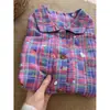 Pijama de Cuadros Estampados Estilo Coreano para Mujer 2026 Primavera y Otoño Nuevo Talla Grande Casual Manga Larga Pantalón Largo Conjunto de Ropa para el Hogar