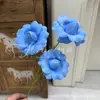 3 Flores Artificiales de Hada Rosa Flip-Flap Estilo Monet para Boda y Decoración del Hogar