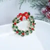 Broche de Natal de alta qualidade, temperamento feminino, flor de strass, pino, senso de alta qualidade, broche, acessórios para roupas, presente criativo de Ano Novo