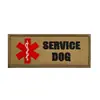 Em estoque novo selo CÃO DE SERVIÇO roupas para CÃO DE SERVIÇO colete acessórios bordado emblema de velcro adesivos de tecido