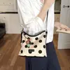 Bolsa de Bolinhas para Mulheres 2026 Nova Moda de Verão Tendência Bolsa Tote para o Dia a Dia Grande Capacidade Ombro Único Transversal Bolsa Saco