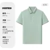 Camisa Polo Antibacteriana 7A Roupa de Trabalho Respirável Camisa Publicitária com Logo Impresso Roupa de Trabalho para Garçom de Restaurante Verão Secagem Rápida