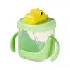 Taza de Aprendizaje para Niños con Dibujos de Dinosaurios, Taza con Pajilla Graduada, Taza para Beber Leche de Bebé, Regalo