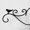 Soporte de Flores Simple de Hierro Forjado para Pared Soporte de Cesta Colgante para Exteriores Colgador de Potos Gancho de Pared Soporte Colgante Soporte para Plantas Verdes Cesta de Flores Colgante