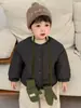 Ropa de Otoño e Invierno para Bebé 2026 Ropa Nueva de Invierno Estilo Coreano Ropa Infantil Conjunto de Chaqueta de Algodón con Pantalones de Felpa para Niños