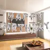 Decoración para Fiesta de Cumpleaños Set de Globos de Papel de Aluminio Impresos de Color Sólido Multicolor Versión de EE. UU. Letras de Película de Aluminio Caricaturas