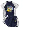 Traje de Baño de Dos Piezas Cars Cruz Fat Boy, Shorts de Baño Sueltos de Secado Rápido, Gorro de Natación, Equipo Completo de Natación