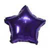Balões de Folha de Alumínio Pentagrama Brilhante em Forma de Coração de 10 polegadas para Decoração de Festa de Aniversário Balões Pentagrama Coração