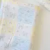 Gaze de Algodão Penteado em Camada Dupla, Tecido Floral Patchwork Estampado de Desenhos Animados, Roupa de Bebê, Tecido para Pijamas, Babadores, Acessórios