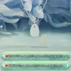 Plata Pura 999 Artesanía CNC Colgante Fortuna Hielo Triturado Colgante Tarjeta de la Suerte Flash Pulsera DIY Collar