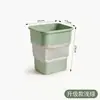 Lixeira de Carro Dobrável Mini Balde Lixeira de Carro para Viagem Armazenamento Conveniente com Saco de Lixo Embutido Quadrada