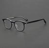 Transfronterizo Nuevo Armazón de Lentes Vintage de Placa tvr Mismo Estilo 8096 Diseñador Hecho a Mano Adelgazante para Cara Grande Caliente Armazón de Lentes