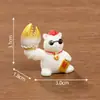 Micro paisaje creativo Red roja Kirin brazo gato de la suerte muñeca caja ciega apertura accesorios coche escritorio mini adornos