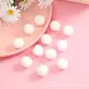 Bola de pelo blanca pura de alta elasticidad 1-3 cm material de relleno para muñeco de peluche de bola de nieve hecho a mano creativo de jardín de infantes diy
