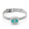 Pulsera de Aromaterapia Pulsera Hebilla para Aceite Esencial Hebilla de Acero de Titanio Reloj Ajustable con Pulsera Árbol de la Vida Fábrica Outlet